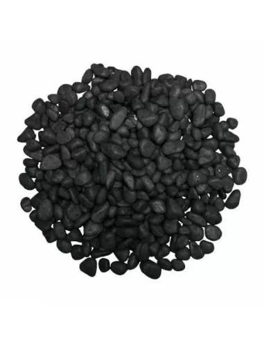 Grava negra satinada