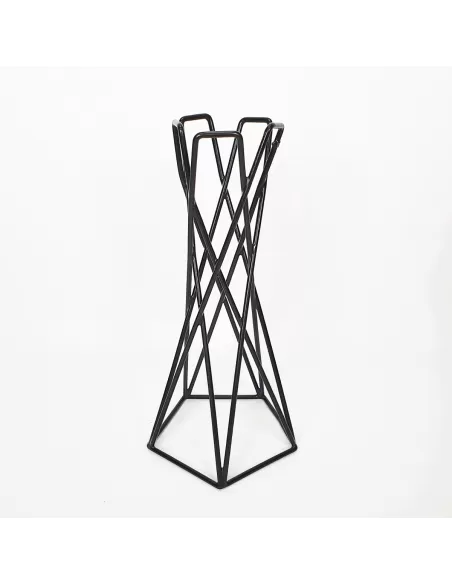 Soporte metálico negro para Tillandsias