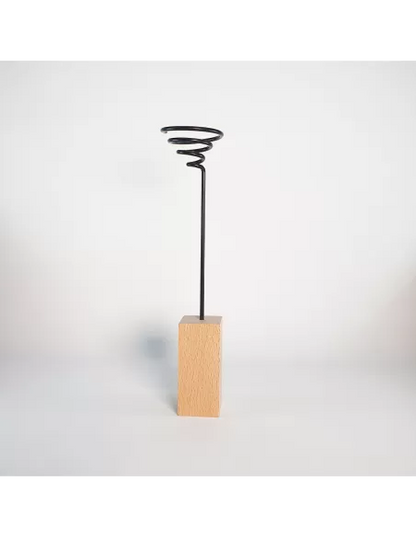 Soporte madera y metal para Tillandsias