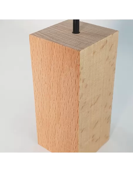 Soporte madera y metal para Tillandsias