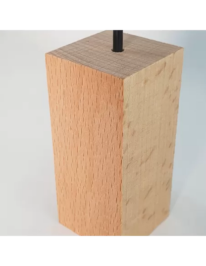 Soporte madera y metal para Tillandsias