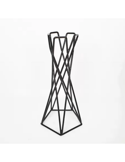 Soporte metálico negro para Tillandsias